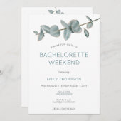 Eucalyptus Routebeschrijving Bachelorette Party We Kaart (Voorkant / Achterkant)