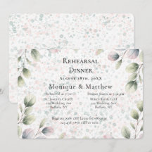 Eucalyptus Roze Blush Trouwrepetitie Diner