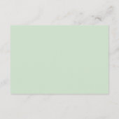 Eucalyptus Rozen | Elegante Boho groen Details Informatiekaartje (Achterkant)