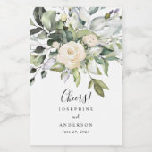 Eucalyptus Rozen Mini Wijnflesetiketten Wijn Etiket (Enkel label)