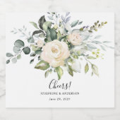 Eucalyptus Rozen Trouwplezier Bierflesetiketten Bier Etiket (Enkel label)