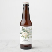 Eucalyptus Rozen Trouwplezier Bierflesetiketten Bier Etiket (Voorkant)