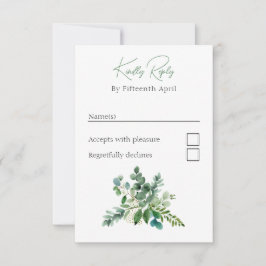 Eucalyptus RSVP Kaartje
