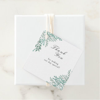 Eucalyptus Rustic Greenery Bedankjes Labels