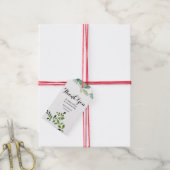 Eucalyptus Rustic Groene Huwelijkscadeautag Cadeaulabel (Met Touw)