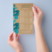 Eucalyptus Rustic Salon Servicemenu Flyer (Hand)