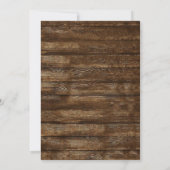 Eucalyptus Rustic Wood Graduation Party 2023 Kaart (Achterkant)