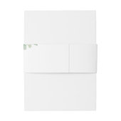 Eucalyptus rustiek gebladerte gepersonaliseerde br uitnodigingen wikkel (Achterkant Voorbeeld)