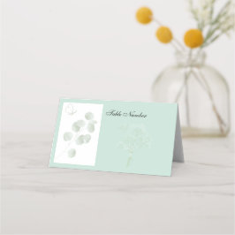 Eucalyptus | Rustieke Botanische Trouwtafel Plaatskaartje