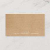 Eucalyptus rustieke klant afspraak kaart visitekaartje (Achterkant)