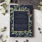 Eucalyptus & Sage Bat Mitzvah Folie Uitnodiging