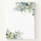 Eucalyptus Sage Blue Letters to Daughter Journal Notitieboek (Achterkant)
