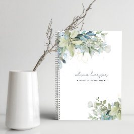 Eucalyptus Sage Blue Letters to Daughter Journal Notitieboek