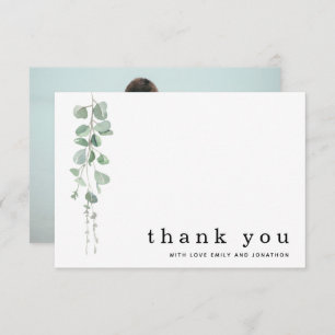 Eucalyptus Sage Foto Names Weddenschap Bedankt Notitiekaartje