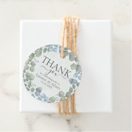 Eucalyptus Sage Green Foliage Wreatding Weddenscha Bedankjes Labels