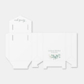 Eucalyptus Sage Groene Botanische Bruiloft Bedankdoosjes (Uitgevouwen)