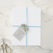 Eucalyptus Sage Groene bruiloft Dank u Cadeaulabel (Met Touw)