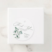 Eucalyptus Sage Groene Waterverf Huwelijk Bedankjes Labels (In situ)