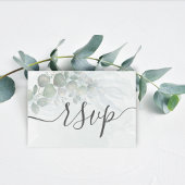 Eucalyptus salie groen Bruiloft RSVP