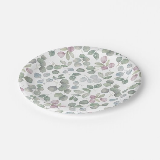 Eucalyptus salie groenboek bord (Gekanteld)