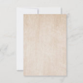 Eucalyptus Salie Groene Moderne Geometrische Trouw RSVP Kaartje (Achterkant)