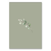 Eucalyptus Salie Groene Trouw Kaart (Achterkant)