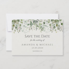 Eucalyptus Salie Groene Trouwdag Save The Date