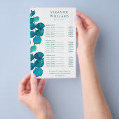 Eucalyptus Salon Service Menu (Hand)