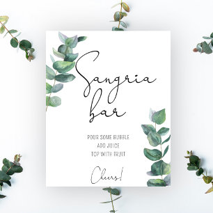 Eucalyptus - Sangria bar poster