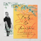Eucalyptus Save the Date (Voorkant / Achterkant)