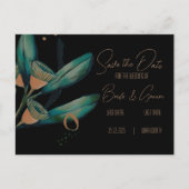 Eucalyptus Save the Date Invitation Briefkaart (Voorkant)