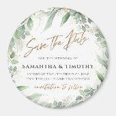 Eucalyptus Save the Date Magnet (Voorkant)