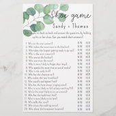 Eucalyptus - Schoenspel vrijgezellenfeest spel (Voorkant)