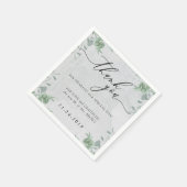 Eucalyptus schoon formele minimalistische inrichti servet (Hoek)