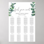 Eucalyptus - Schuimbord voor zitplaatsen Poster (Voorkant)