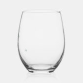 Eucalyptus Script Bruidsmeisje Wijnglas Zonder Voet (Links)