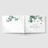 Eucalyptus Script Bruiloft Botanisch Gastenboek (Volledig)