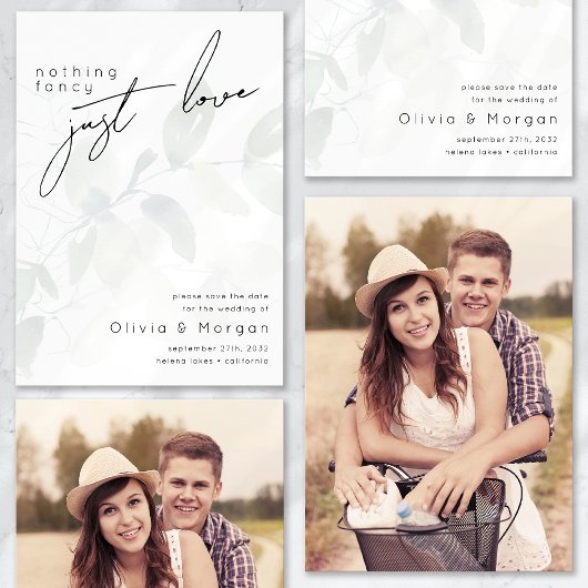Eucalyptus Script Fotobruiloft Save The Date