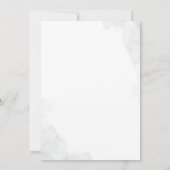 Eucalyptus Script Greenery Botanical Save The Date (Achterkant)