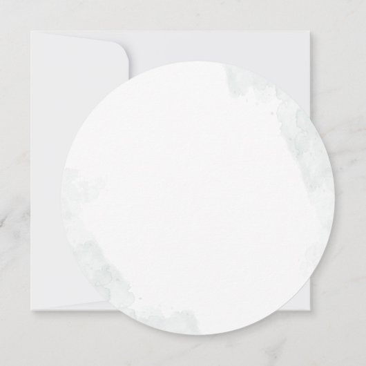 Eucalyptus Script Modern Vrijgezellenfeest Kaart (Achterkant)