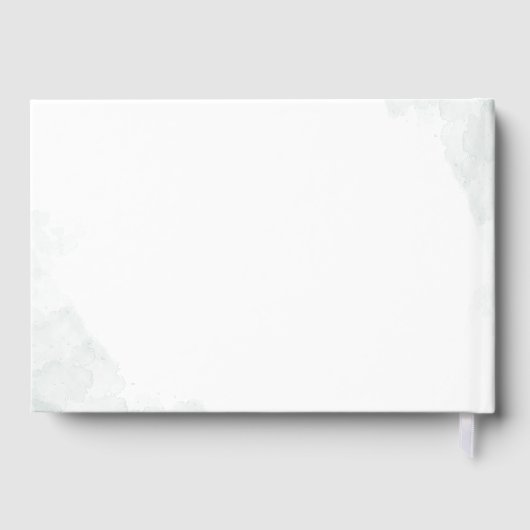 Eucalyptus Script Vrijgezellenfeest goudfolie Gastenboek (Achterkant)