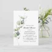 Eucalyptus Script Vrijgezellenfeest van de moderne Kaart (Staand voorkant)