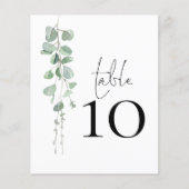 Eucalyptus Script Weddenlijstnummer (Voorkant)