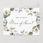 Eucalyptus Seed is mijn Man van eer Kaart (Voorkant)