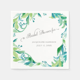 Eucalyptus Seed Leaf Laurel Wreated Vrijgezellenfe Servet