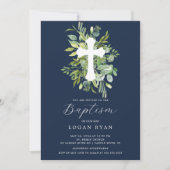Eucalyptus Serenity Baptism Uitnodiging (Voorkant)