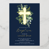 Eucalyptus Serenity Baptism Uitnodiging (Voorkant)