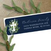 Eucalyptus Serenity Cross retour adreslabel Etiket