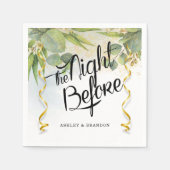 Eucalyptus servetten voor de repetitie van de brui (Voorkant)