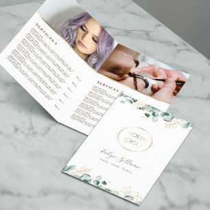 Eucalyptus service menu brochure